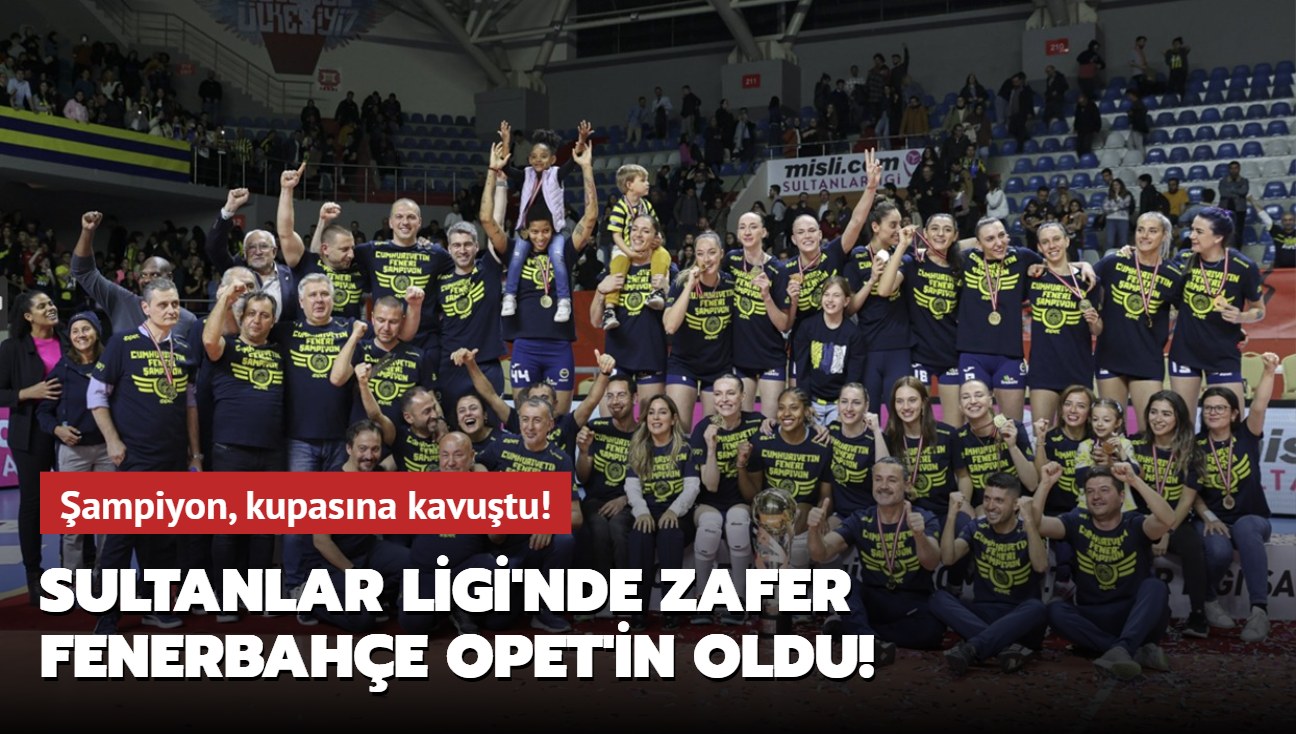 Sultanlar Ligi'nde zafer Fenerbahe Opet'in oldu!