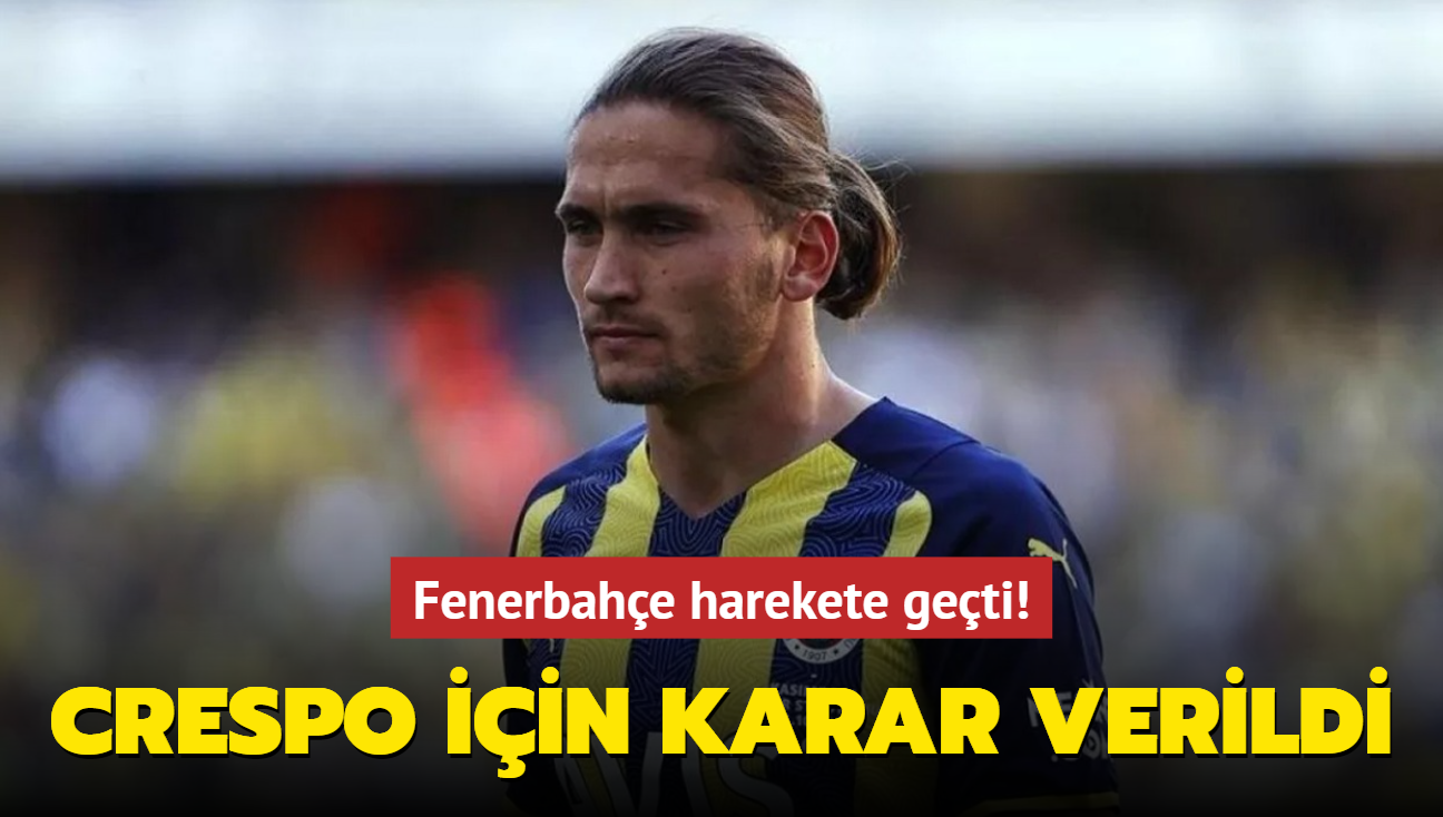 Fenerbahe'den Miguel Crespo karar! Harekete geildi