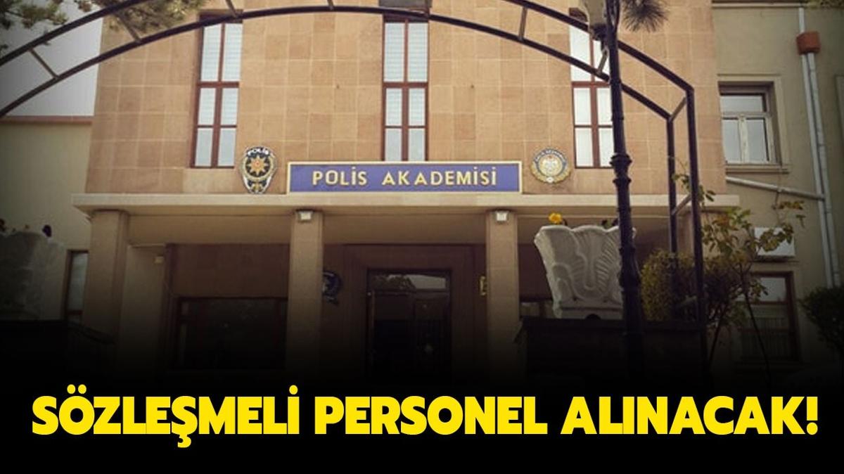 Polis Akademisi Bakanl 28 szlemeli personel alacak!