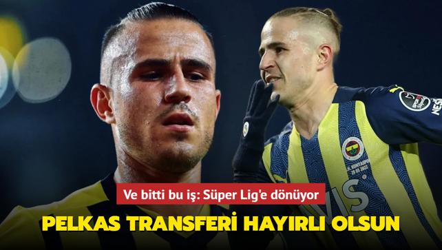 Dimitris Pelkas transferi hayrl olsun! Sper Lig'e geri dnyor