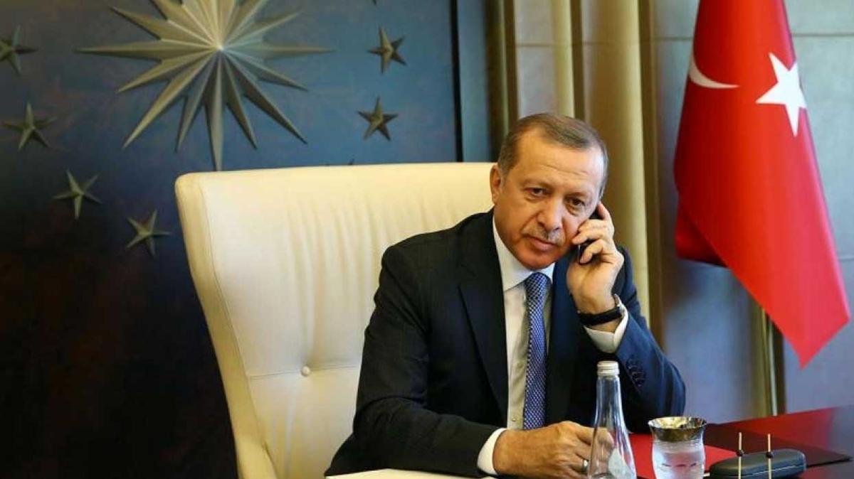 Bakan Erdoan'dan ehit Kk'n ailesine taziye mesaj