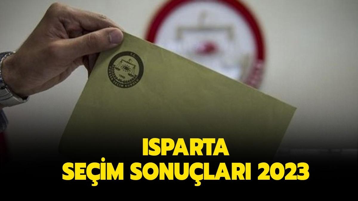 ISPARTA SEM SONULARI 2023: Isparta Cumhurbakan ve milletvekili seim sonular ve oy dalm nasl"