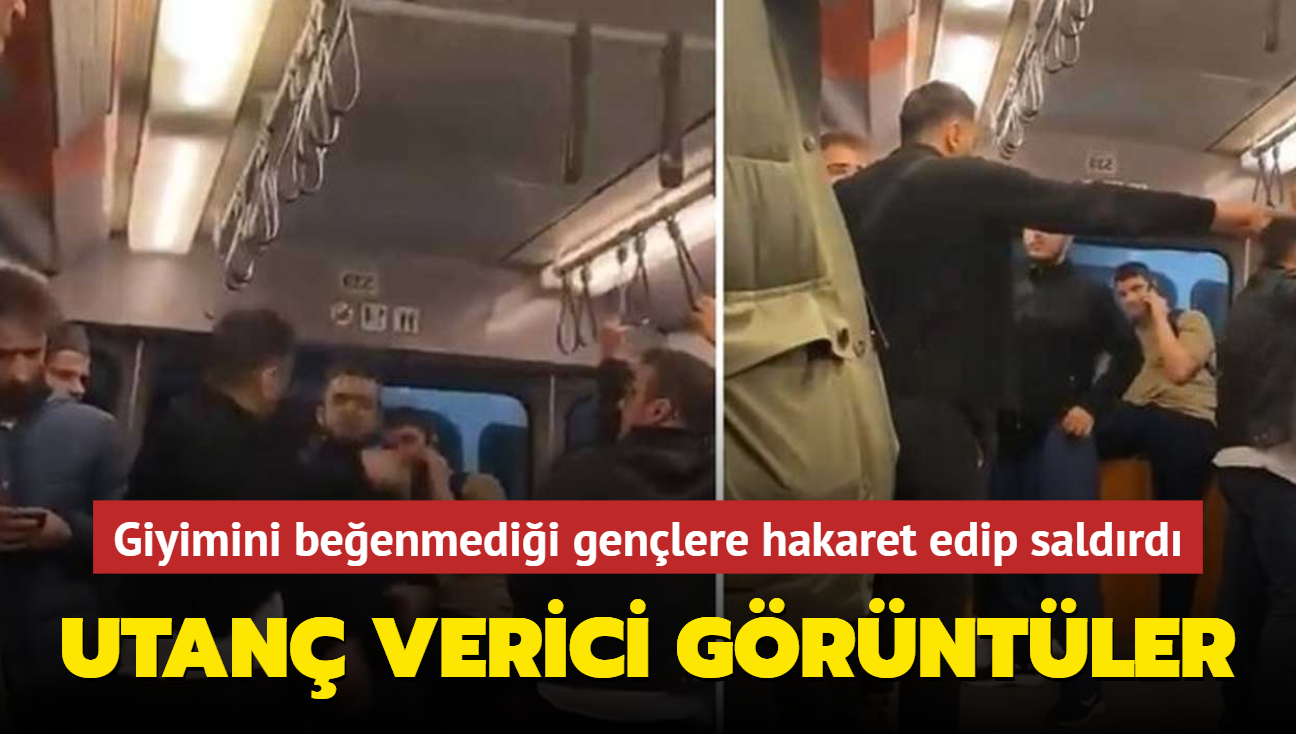 Seim ncesi stanbul'da provokasyon! Giyimini beenmedii genlere hakaret edip saldrd