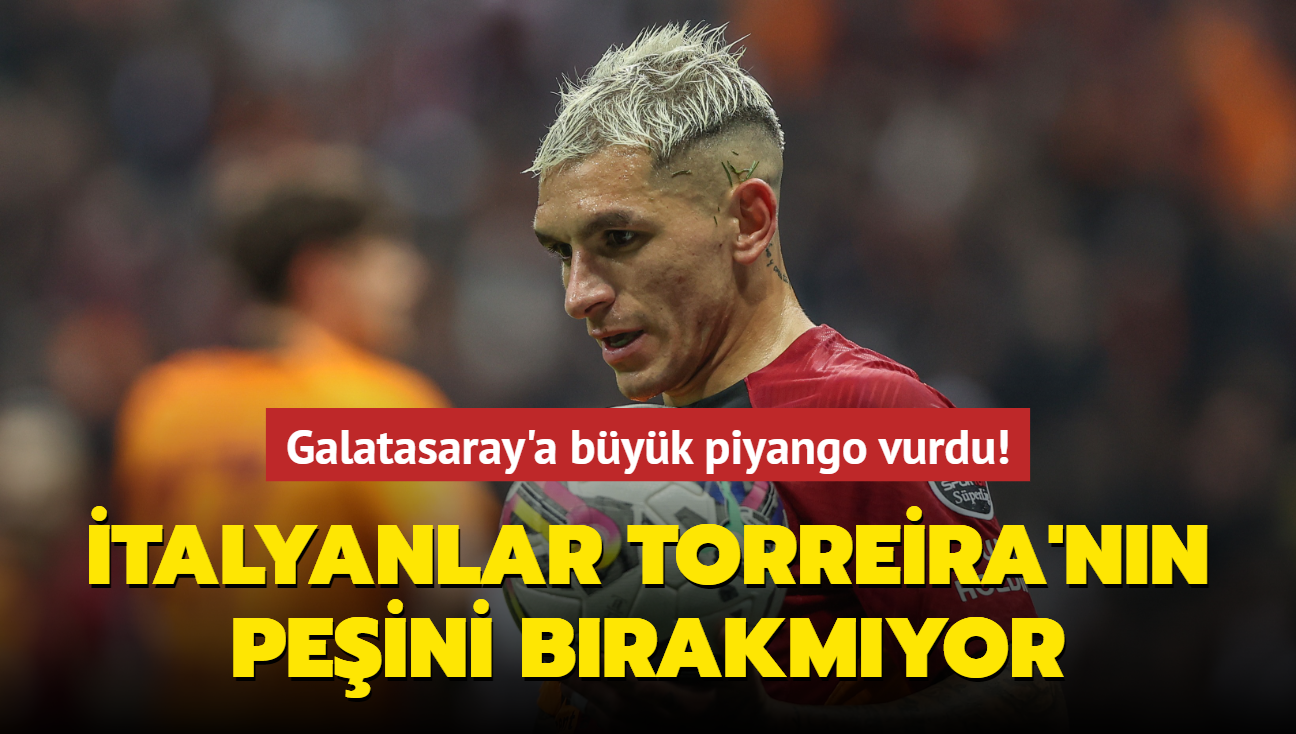 talyanlar Lucas Torreira'nn peini brakmyor! Galatasaray'a byk piyango vurdu