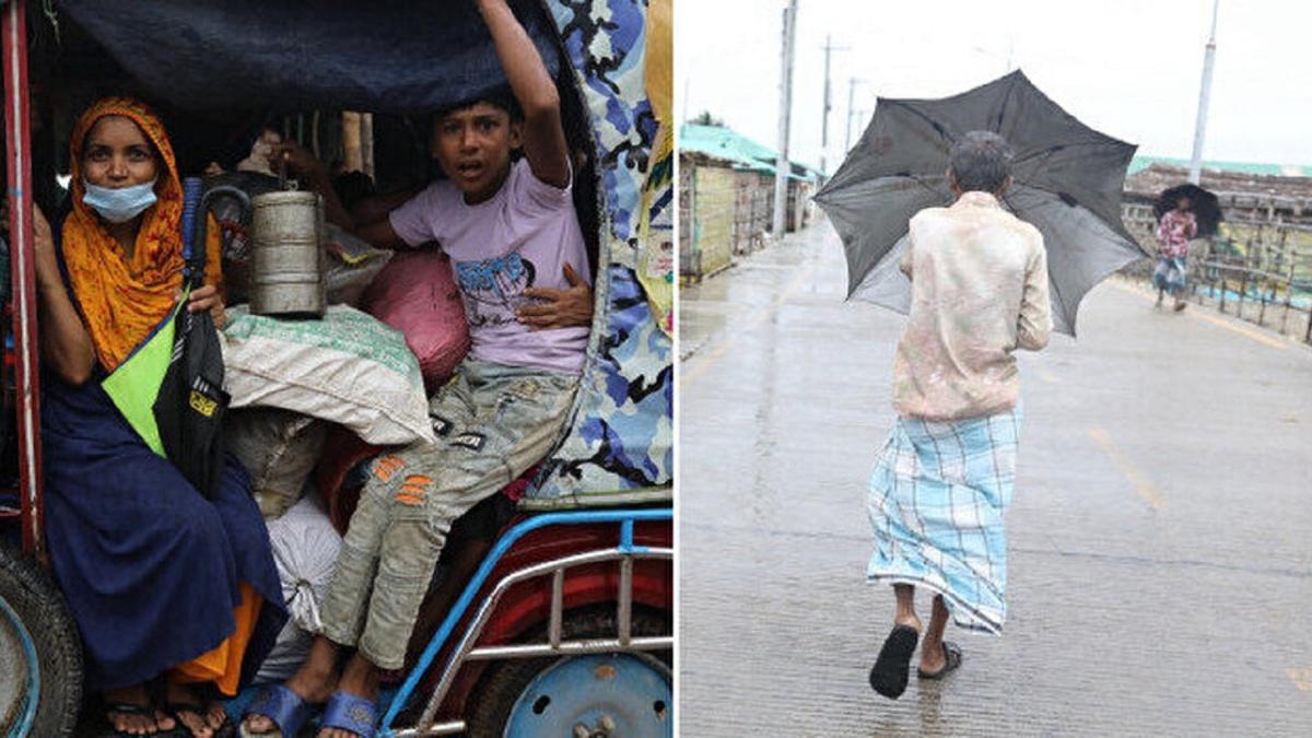 Banglade'te Mocha Kasrgas nedeniyle yz binlerce kii blgeyi tahliye ediyor