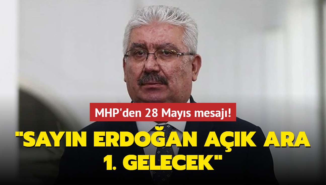 MHP'den seim aklamas: Sayn Erdoan ak ara 1. gelecek