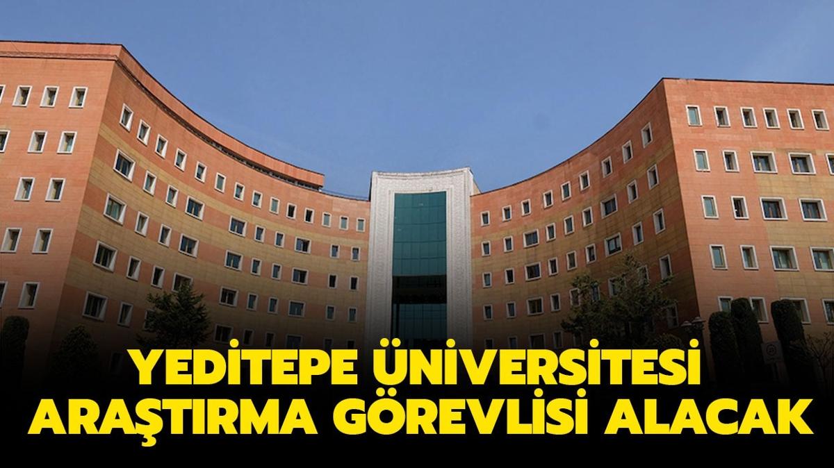 Yeditepe niversitesi aratrma grevlisi alyor