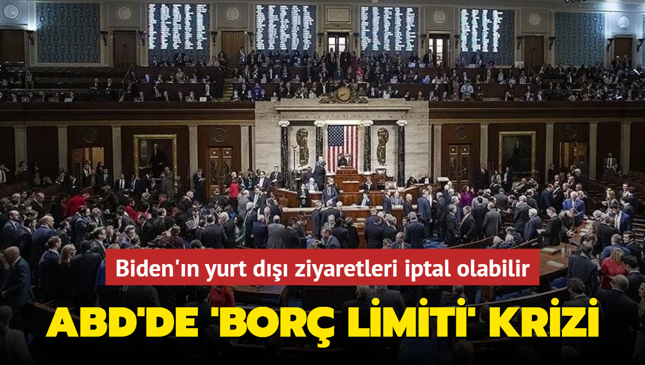 ABD'de 'bor limiti' krizi... Biden'n yurt d ziyaretleri iptal olabilir