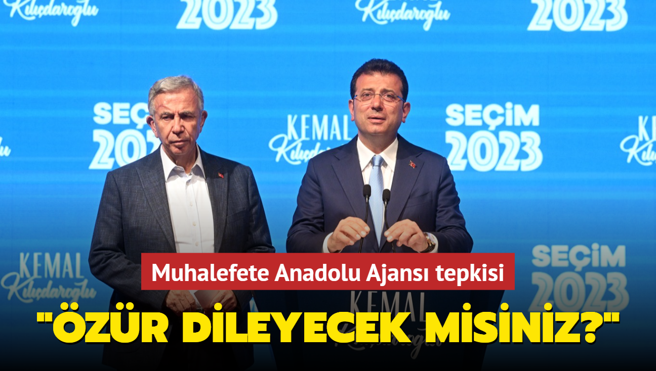 Bakan Varank'tan muhalefete Anadolu Ajans tepkisi: zr dileyecek misiniz"