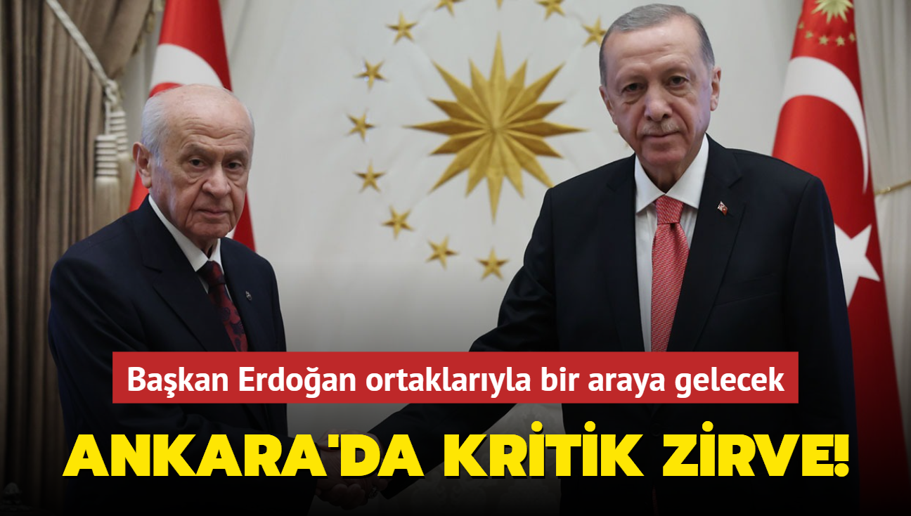 Bakan Erdoan, ittifak ortaklaryla bir araya geldi