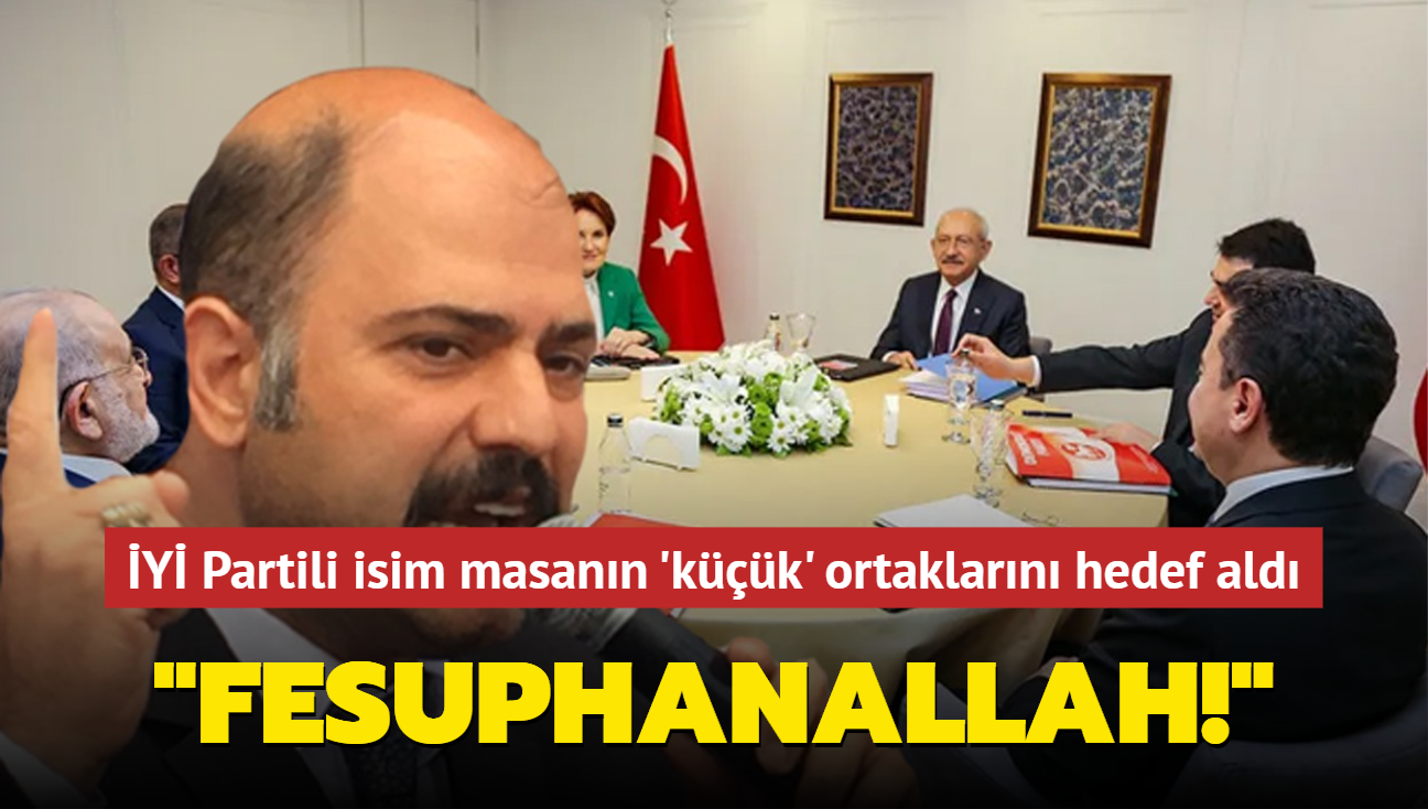 Y Partili isim Yedili Masa'nn 'kk' ortaklarn hedef ald: Fesuphanallah!