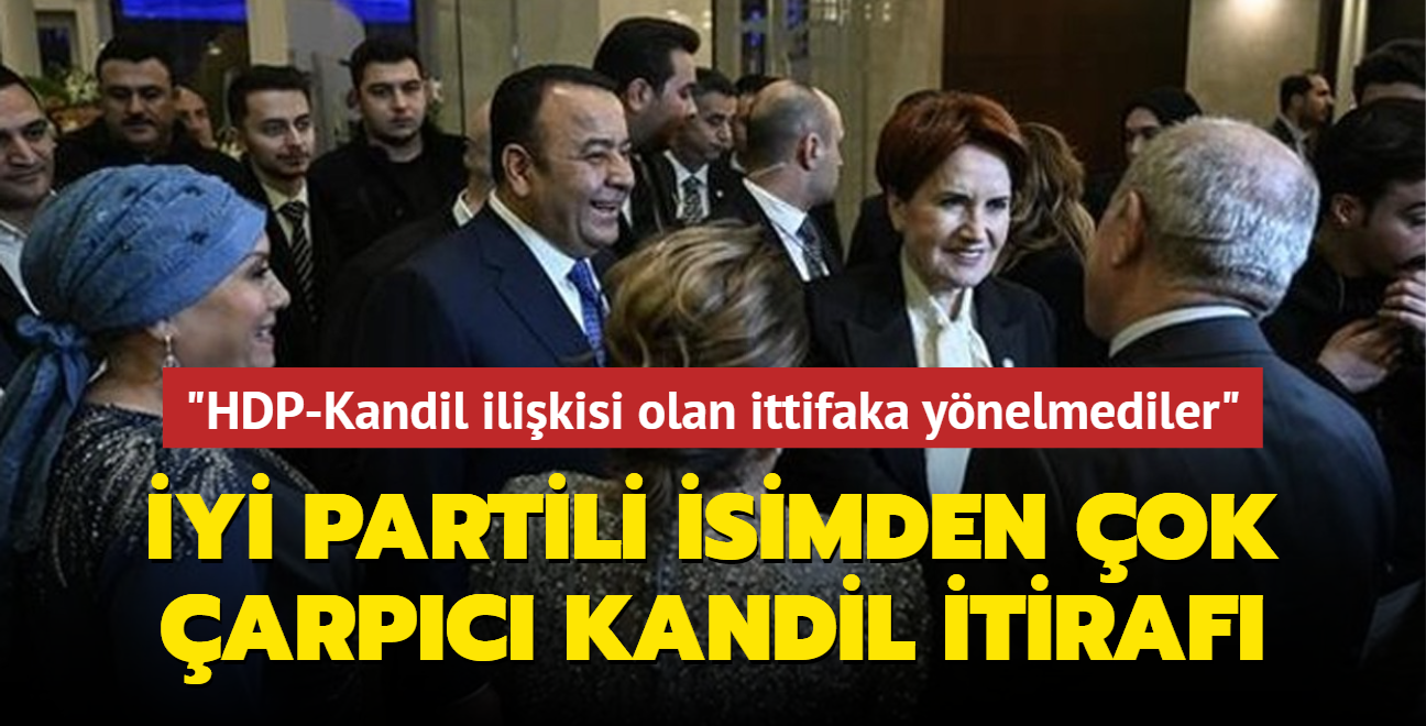 Y Parti'den vekil seilen isimden arpc Kandil itiraf: Semen HDP-Kandil ilikili ittifaka ynelmez