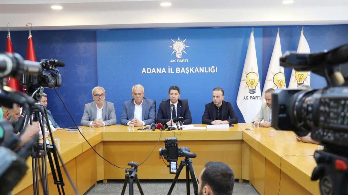 AK Parti'den Adana Belediye Bakan Karalar'n yapt hukuksuzlua tepki... "Derhal bundan vazgesinler"