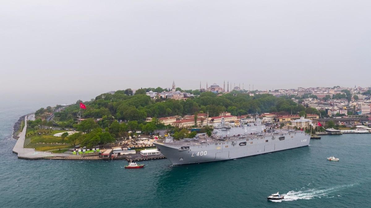 TCG Anadolu stanbul'a dnd! Yeniden ziyarete alacak