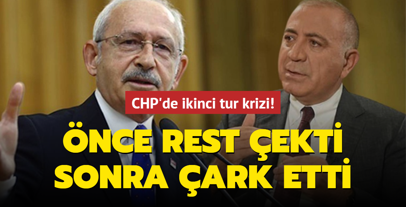 CHP'de ikinci tur krizi! Grsel Tekin nce rest ekti sonra ark etti