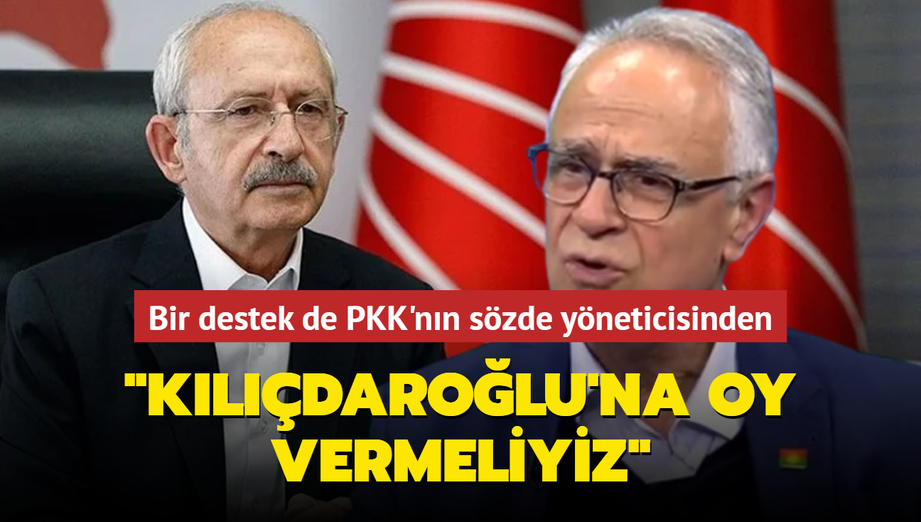 Bir destek de PKK'nn szde yneticisinden... "Kldarolu'na oy vermeliyiz"