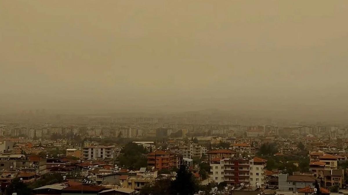 Meteorolojiden Dou ve Gneydou iin toz tanm uyars