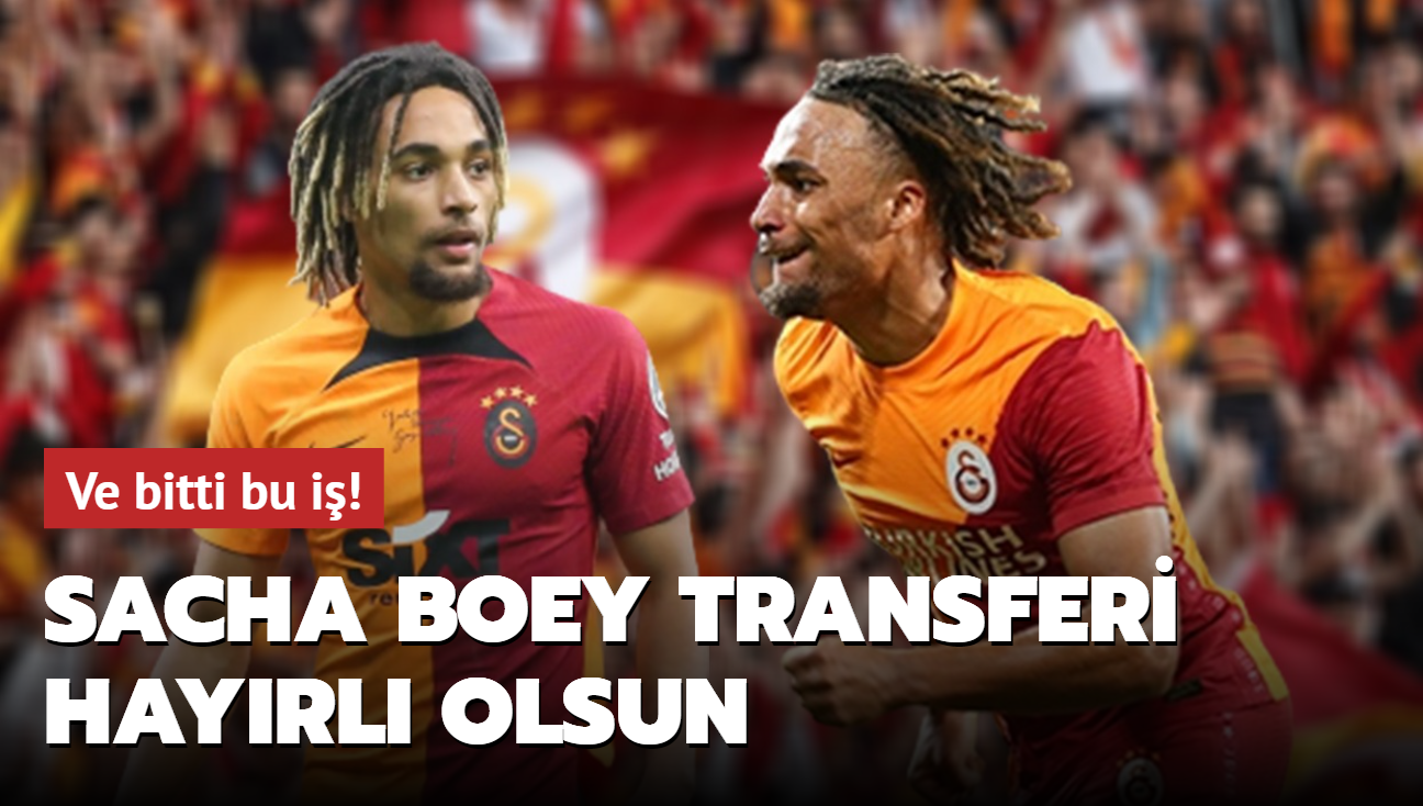 Ve bitti bu i! Sacha Boey transferi hayrl olsun