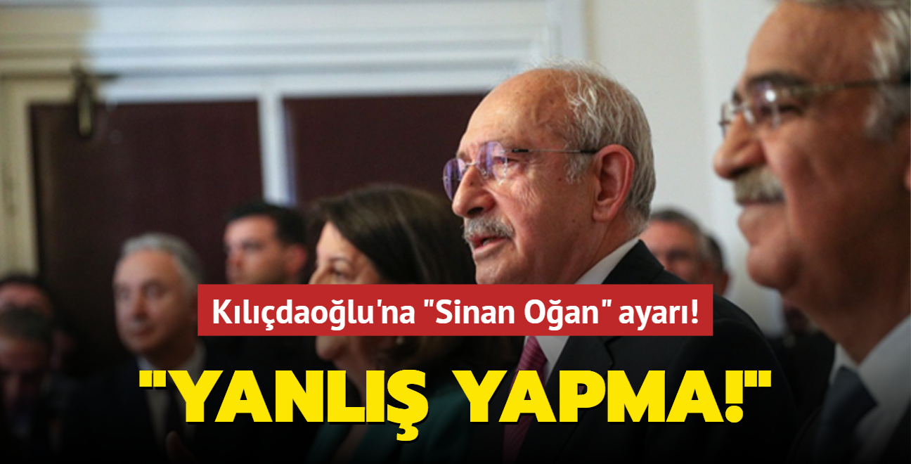 Kldaolu'na "Sinan Oan" ayar: Yanl yapma!