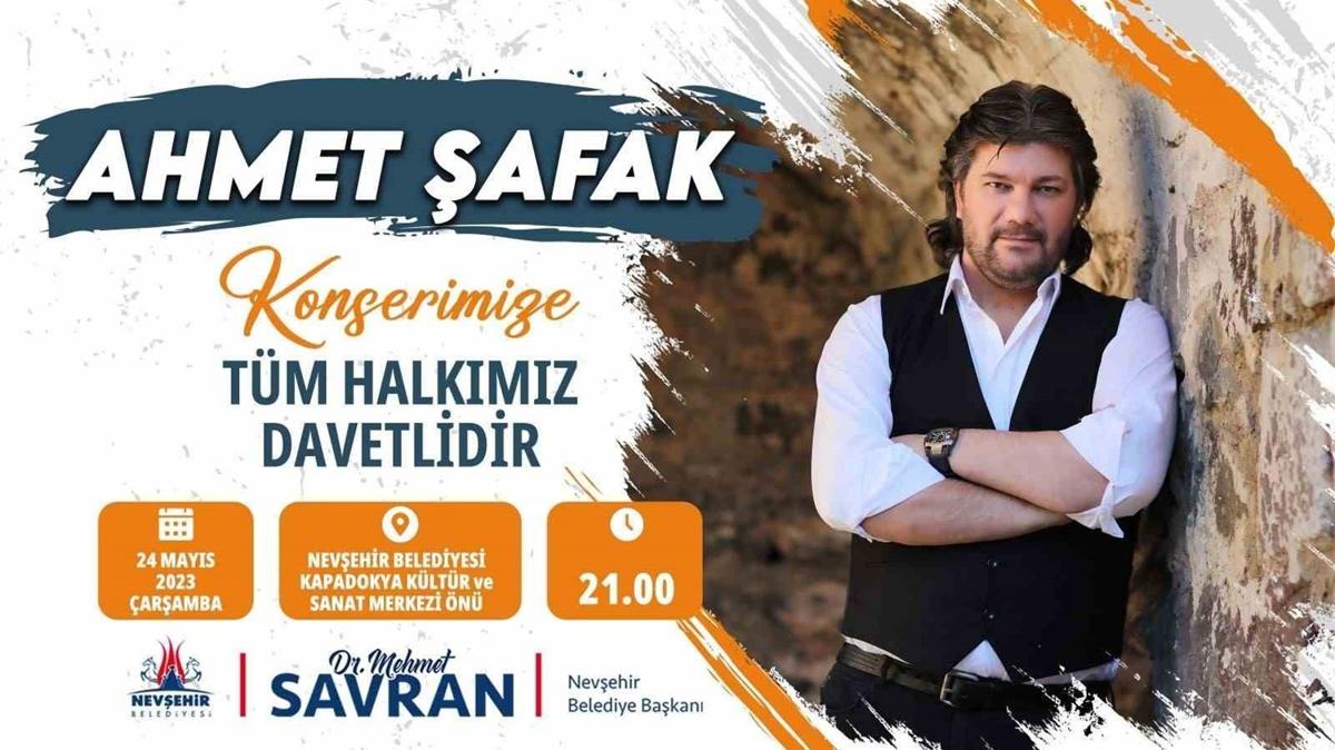Ahmet afak Nevehir 'Kltr ve Sanat Gnleri'nde konser verecek