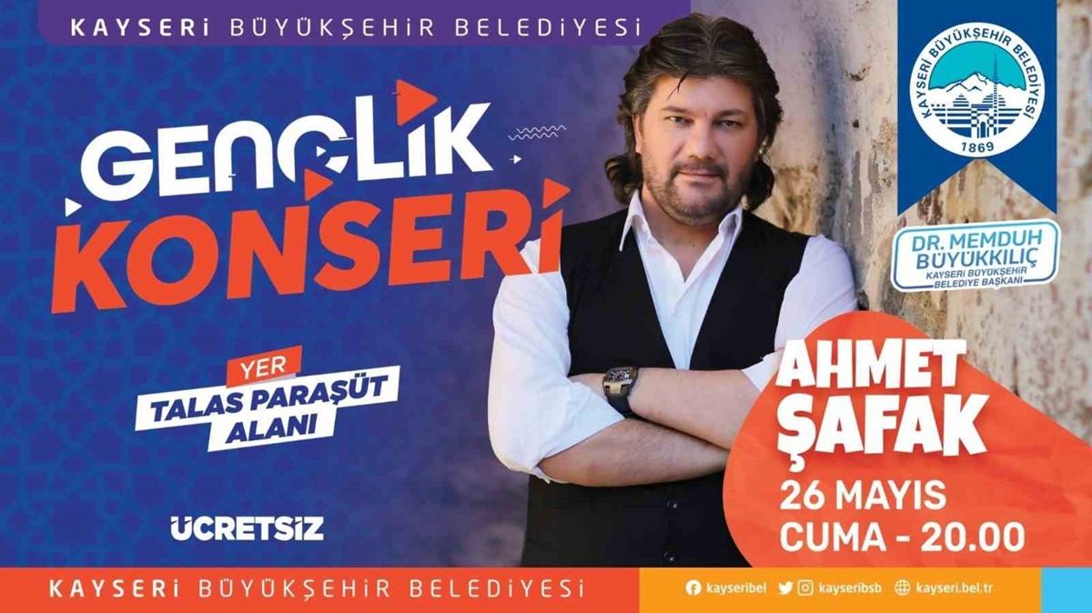 Ahmet afak'tan Kayseri'de genlik konseri
