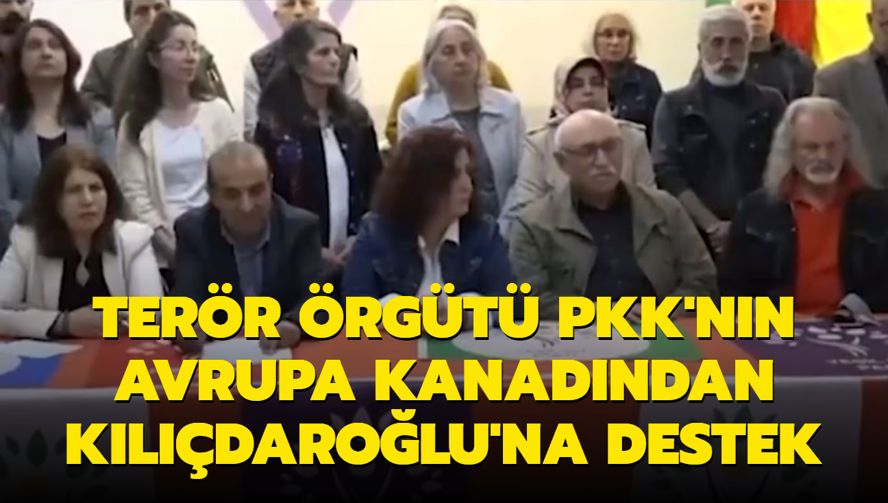 Terr rgt PKK'nn Avrupa kanadndan Kldarolu'na destek