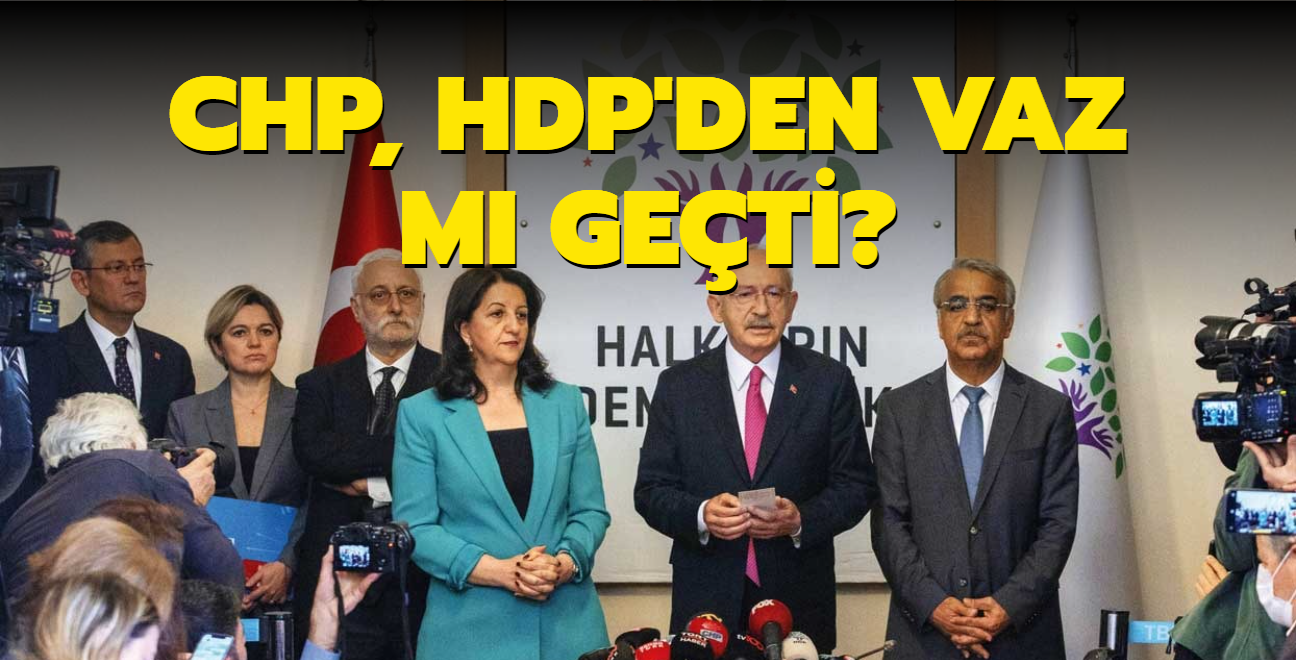 CHP, HDP'den vaz m geti"  CHP'li  zgr zel: calan' serbest brakmay dnen erefsizdir