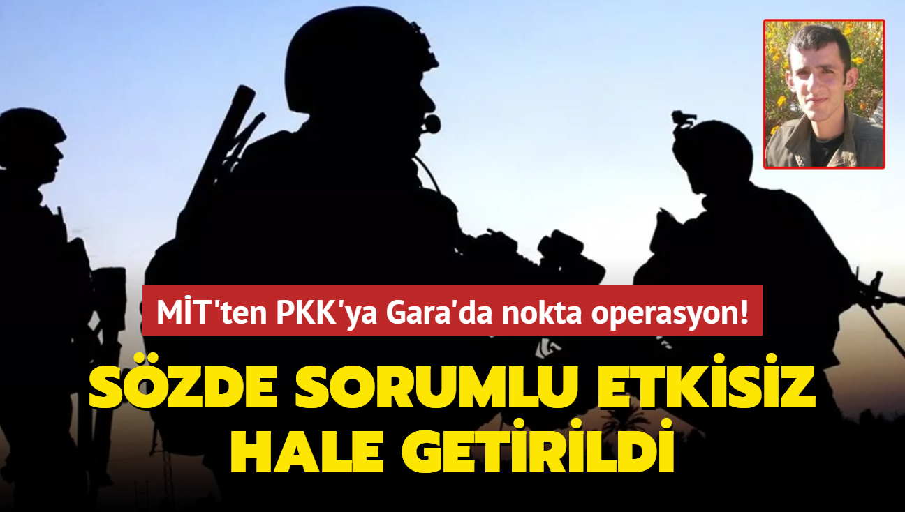 MT'ten PKK'ya Gara'da nokta operasyon! Szde sorumlu etkisiz hale getirildi