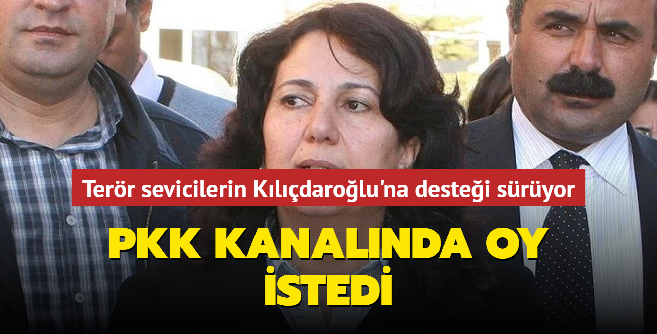 Terr sevicilerin Kldarolu'na destei sryor... PKK kanalnda oy istedi