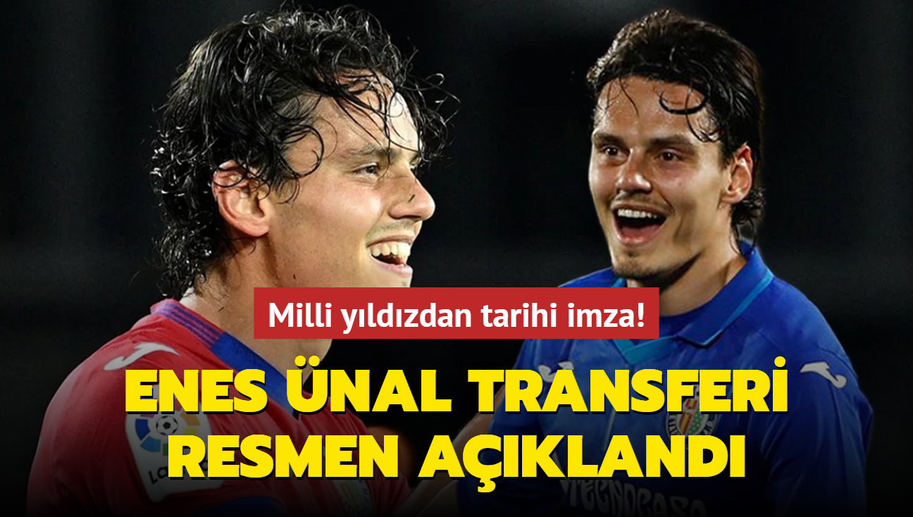 Enes nal transferi resmen akland! Milli yldzdan tarihi imza...