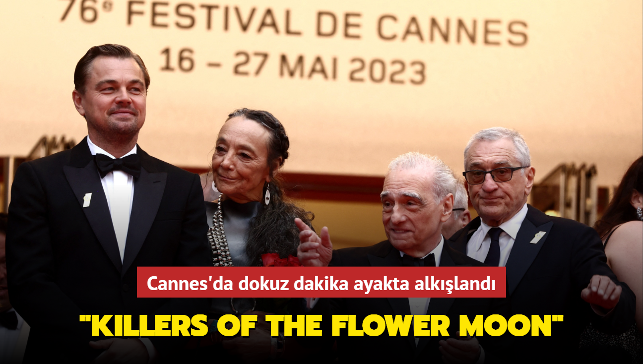 Martin Scorsese, Cannes'da dokuz dakika ayakta alklanarak hayrete drd