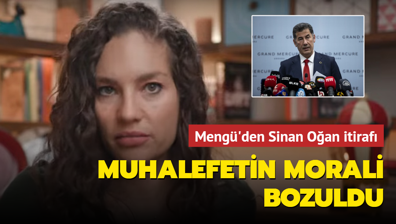 Nevin Meng'den Sinan Oan itiraf: Muhalefette ciddi bir moral bozukluu olacak