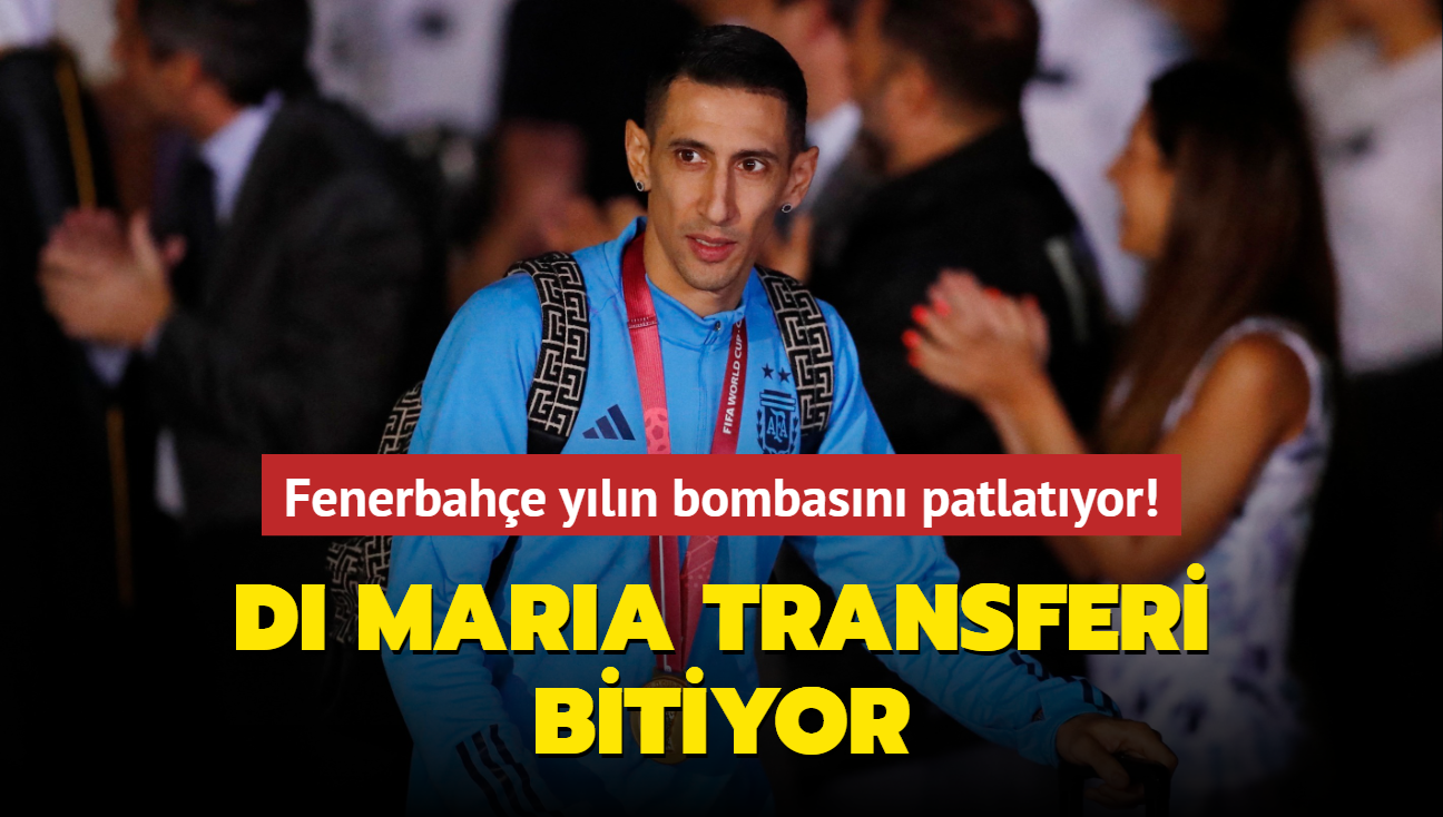 Fenerbahe yln bombasn patlatyor! Angel Di Maria transferi bitiyor