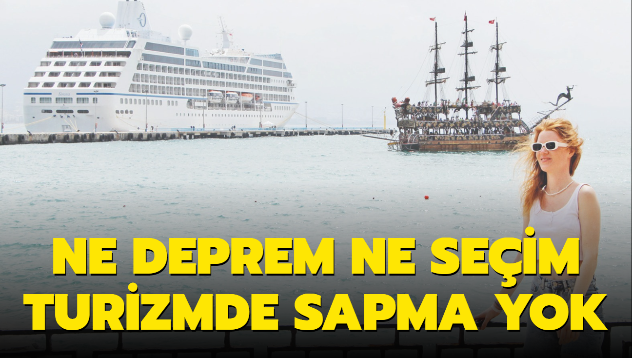 Ne deprem ne seim turizmde sapma yok