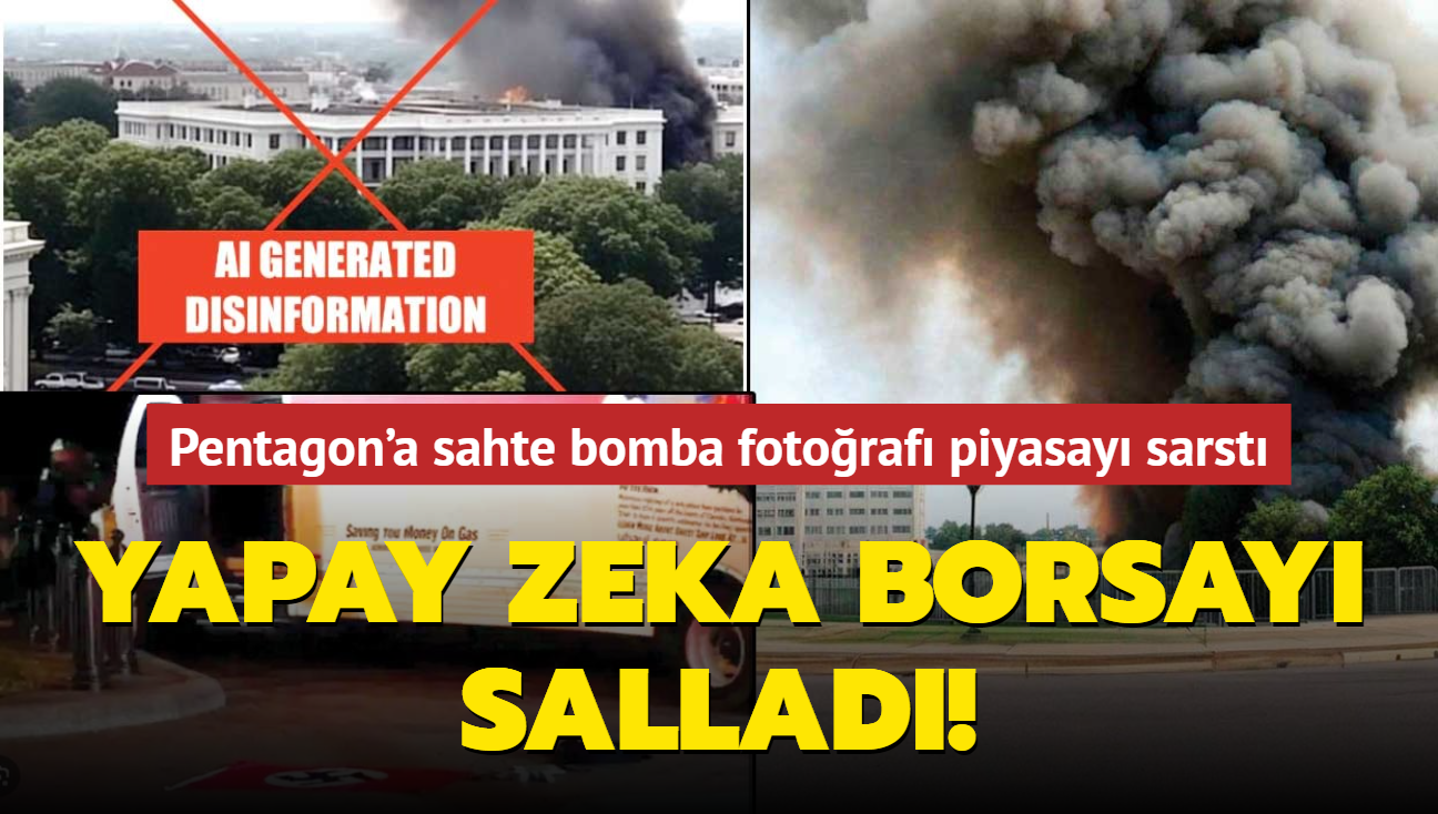 Yapay zeka borsay sallad! Pentagon'a sahte bomba fotoraf piyasay sarst