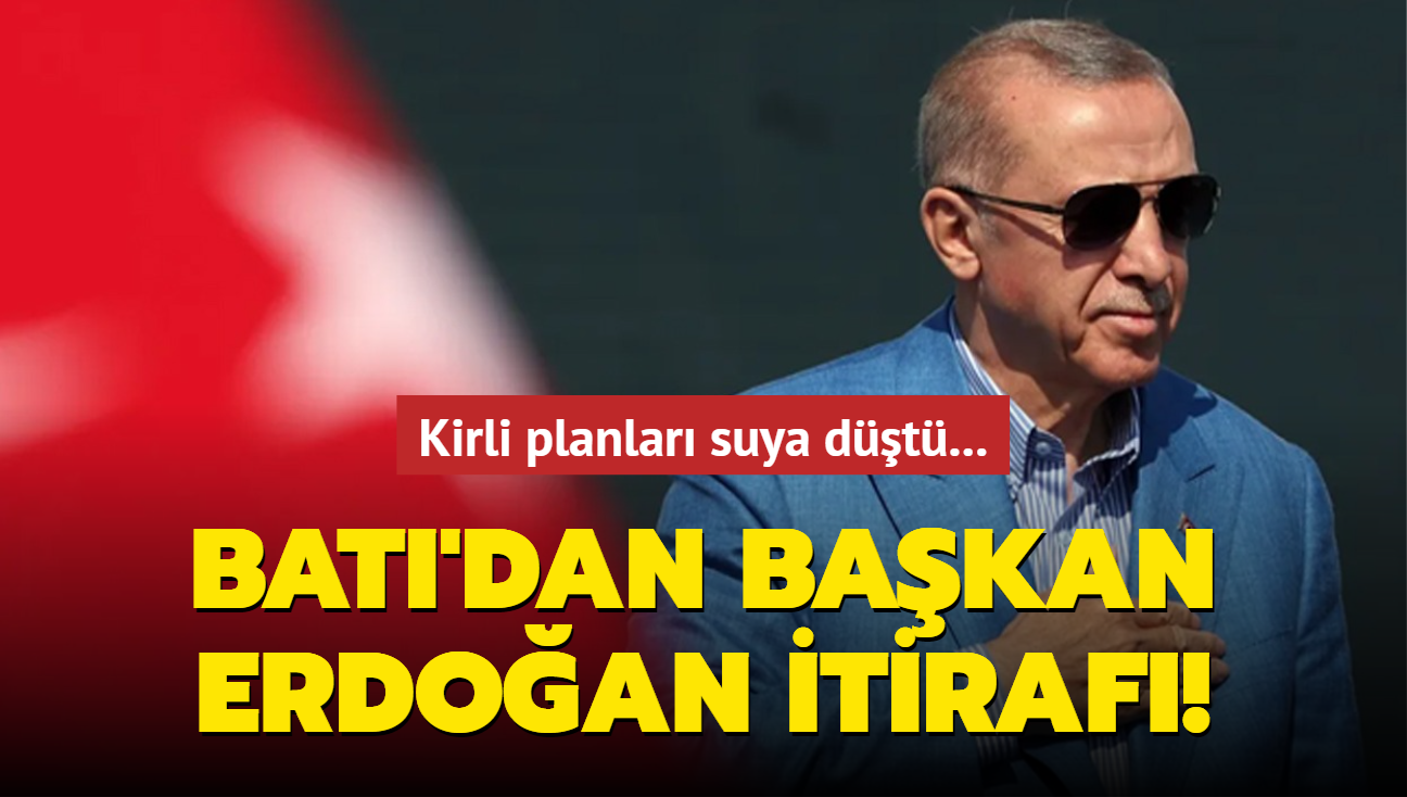 Bat'dan Bakan Erdoan itiraf! Kirli planlar suya dt