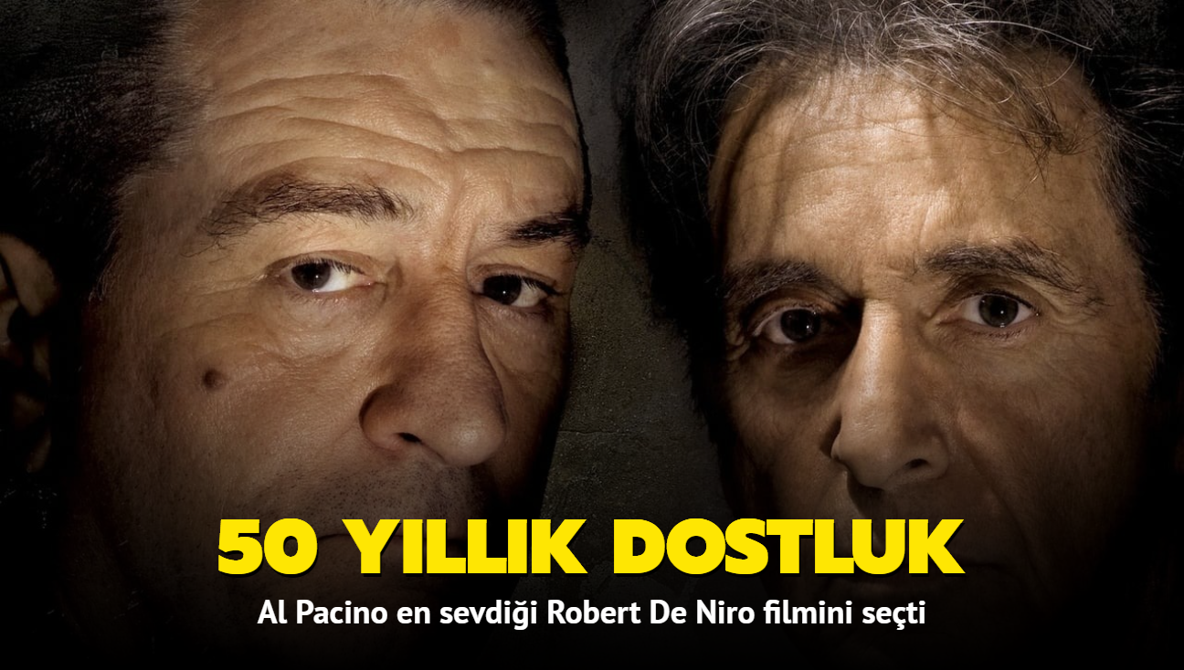 Al Pacino en sevdii Robert De Niro filmini seti