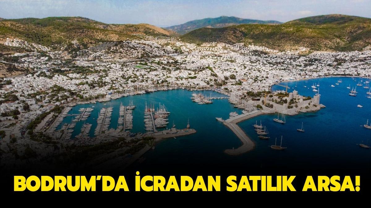 Bodrum'da 3 milyon TL'ye icradan satlk arsa!