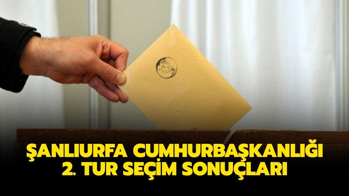 anlurfa 2. tur cumhurbakanl seim sonular ve oy oranlar! ANLIURFA CUMHURBAKANLII SEM SONULARI 28 Mays 2023