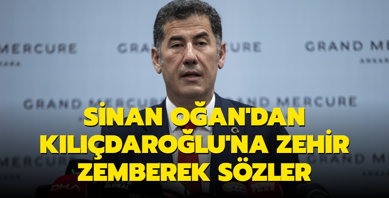 Sinan Oan Kldarolu'nu topa tuttu: Anayasadan ilk frsatta Trkl karanlarla nasl yan yana duracaktk"