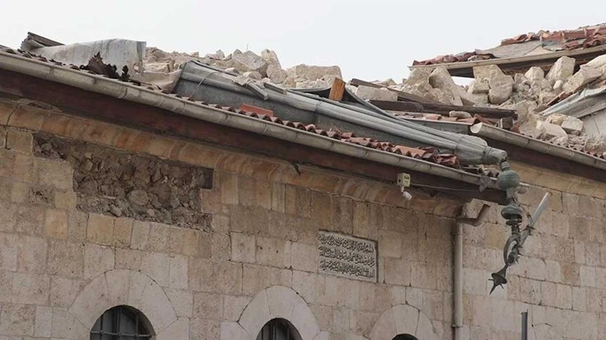 Hatay ve Osmaniye'de depremde zarar gren vakf eserler onarlyor