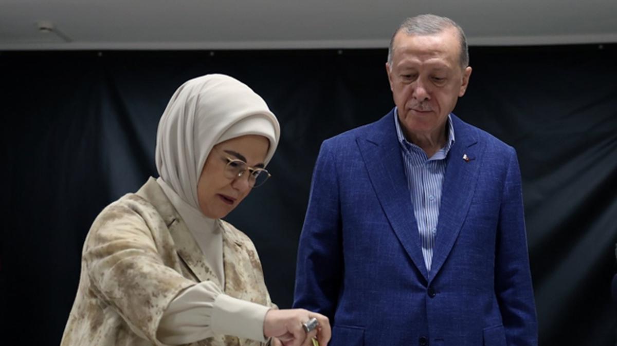 Emine Erdoan'dan seim paylam 