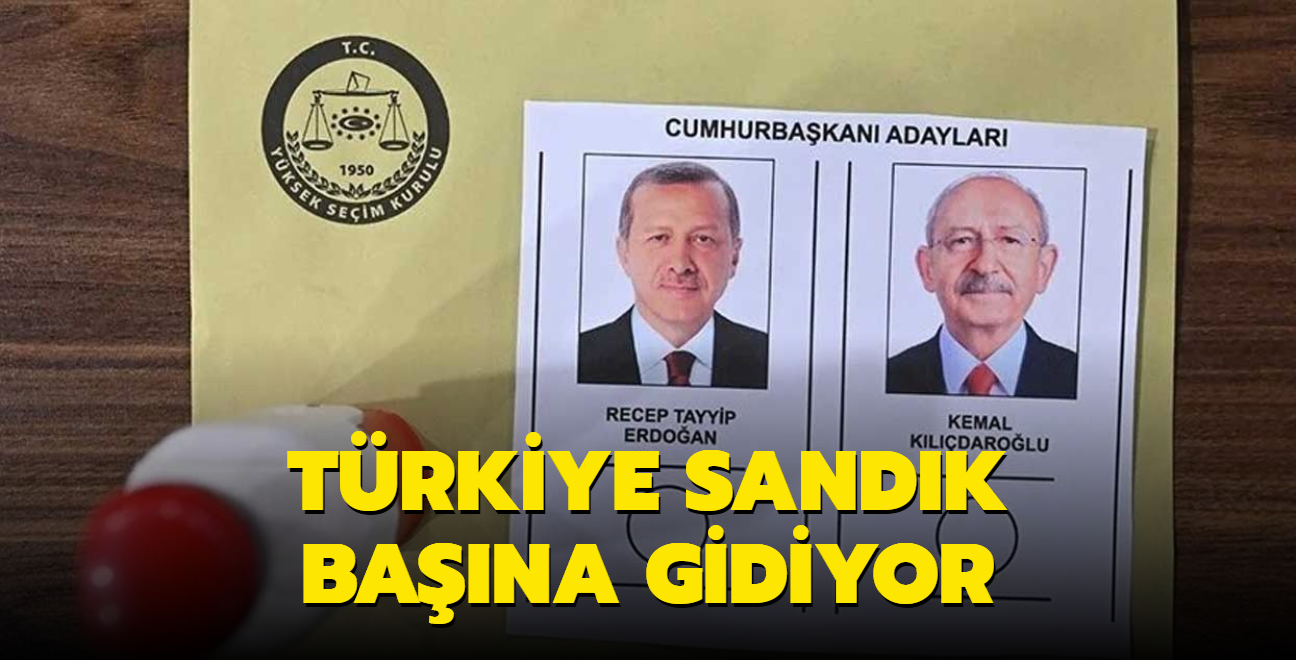 Trkiye sandk bana gidiyor