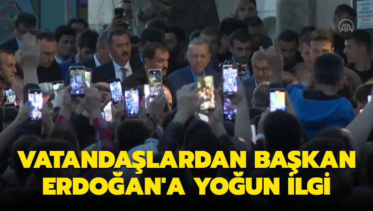 Vatandalardan Bakan Erdoan'a youn ilgi