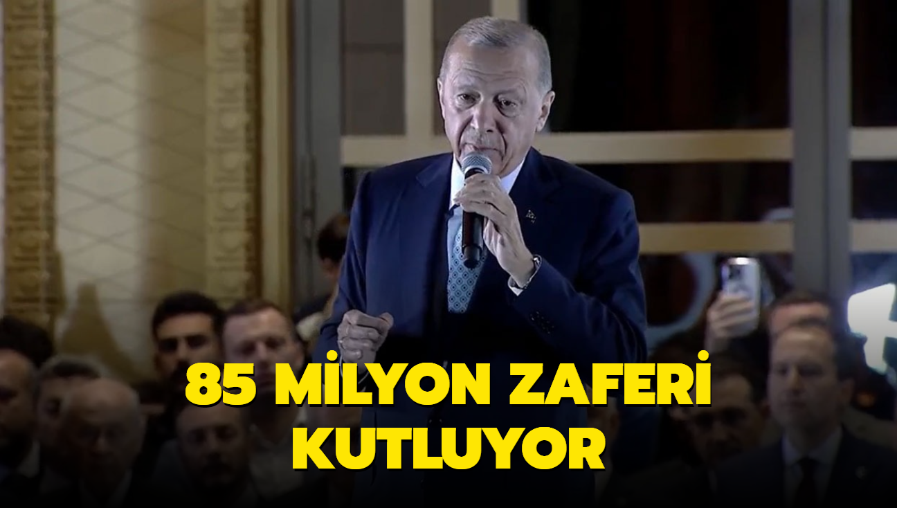 85 milyon zaferi kutluyor