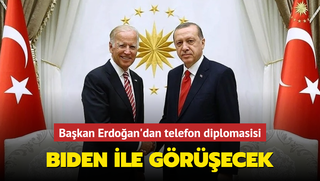 Bakan Erdoan bu akam Biden ile grecek