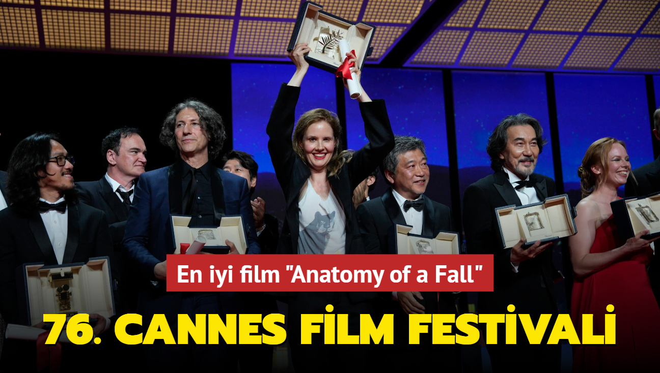 En iyi film Anatomy of a Fall! 2023 Cannes Film Festivali'nin kazananlar belli oldu