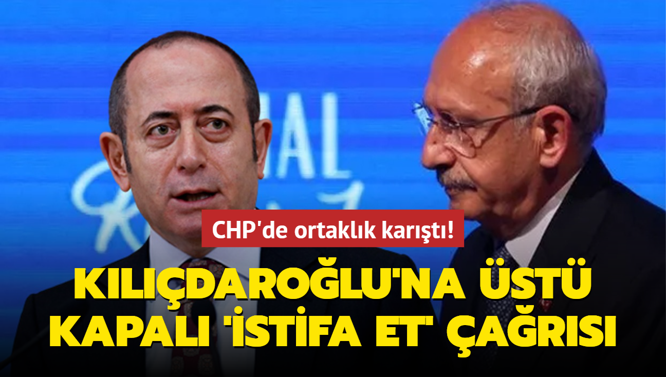 CHP'de ortaklk kart! Kldarolu'na st kapal 'istifa et' ars