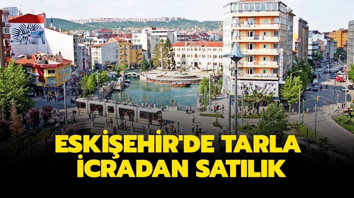 Eskiehir'de tarla mahkemeden sata karld