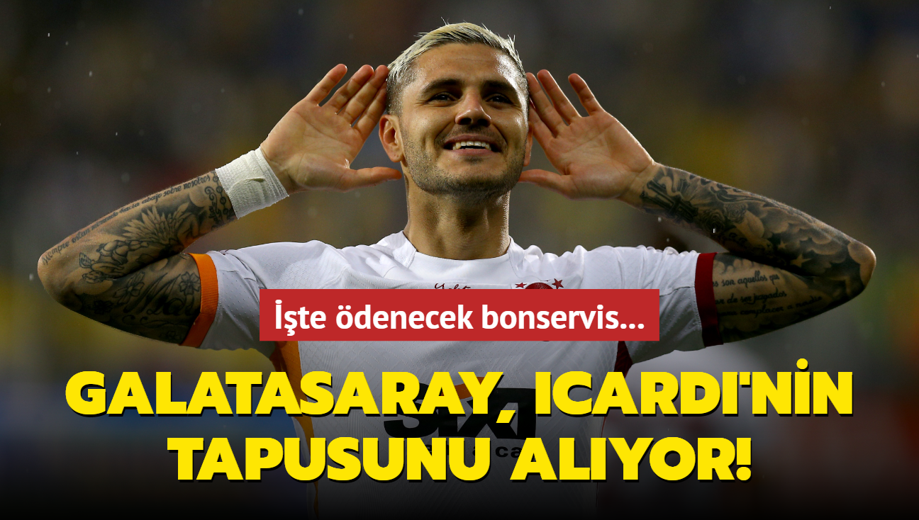 Galatasaray, Mauro Icardi'nin tapusunu alyor! te denecek bonservis...